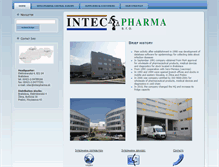 Tablet Screenshot of intecpharma.sk