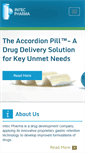 Mobile Screenshot of intecpharma.com