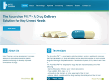 Tablet Screenshot of intecpharma.com